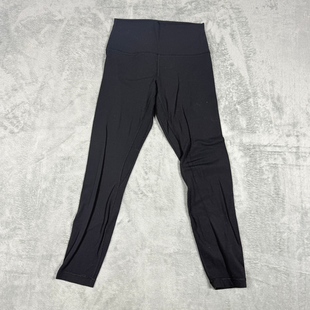 Lululemon Womens 6 Align High Rise Leggings Black Nulu Yoga Pants